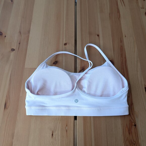 Lululemon Flow Y Bra A-C Cup Strawberry Milkshake 12 - Picture 3 of 3